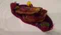 site escalope de foie gras grelhado com salada, beterraba e framboesa
