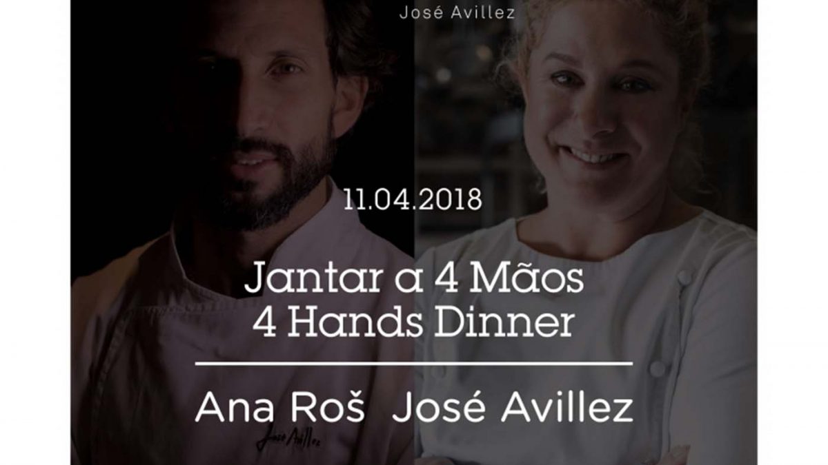 José Avillez recebe Ana Roš para jantar a 4 mãos